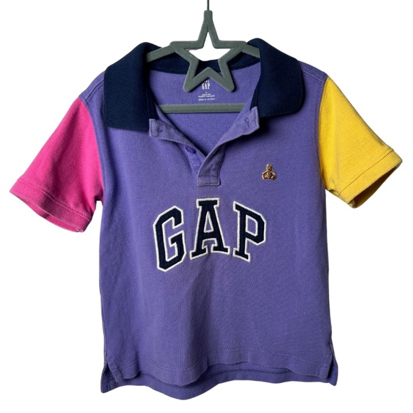 GAP Polo Colorblock Shirt Size 3 Toddler - Picture 1 of 4
